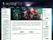 Tablet Screenshot of mylingspel.se